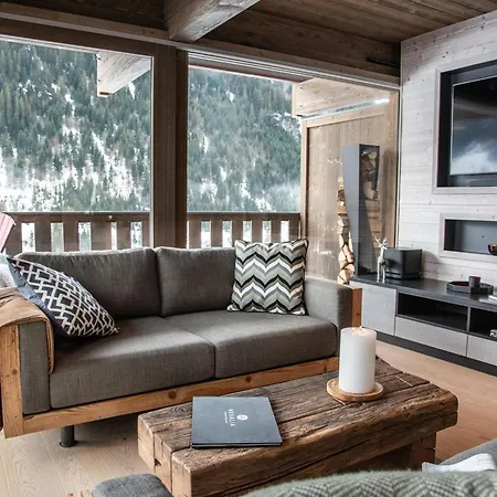 En Bois Avec Et Sauna A Chatel, 10 Couchages - Fr-1-198-213 شاتيل