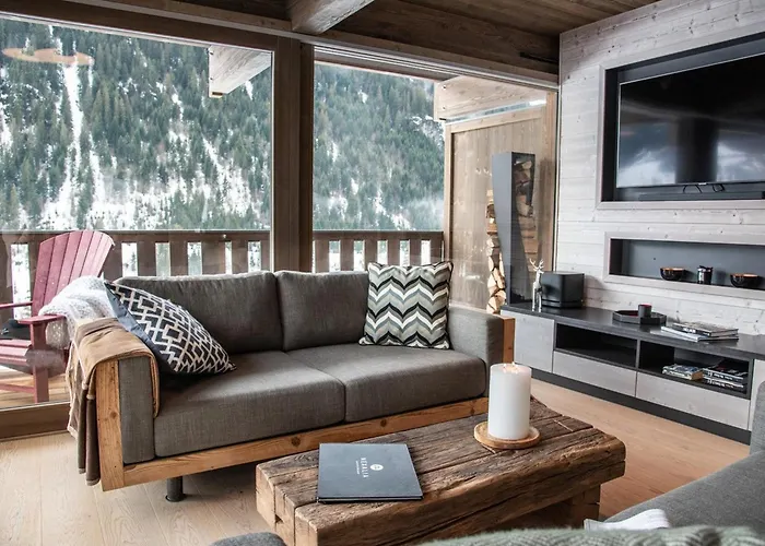 En Bois Avec Et Sauna A Chatel, 10 Couchages - Fr-1-198-213 Châtel